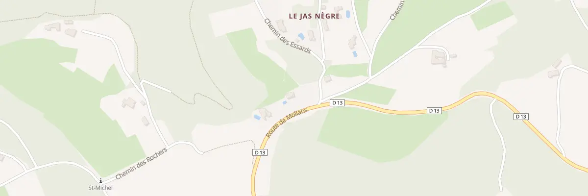 Plan du 5977F Le Jas Negre à Entrechaux