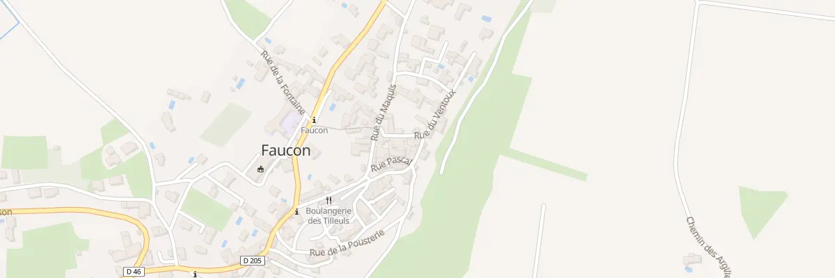 Plan du 60 Le Village à Faucon
