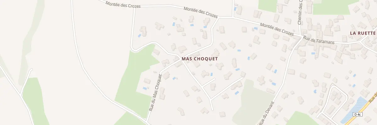 Plan du 15 Imp du Mas Choquet à Bourg-Saint-Christophe
