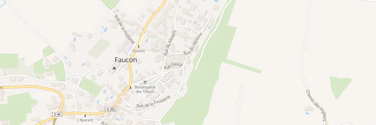 Plan du 5058 Le Village à Faucon