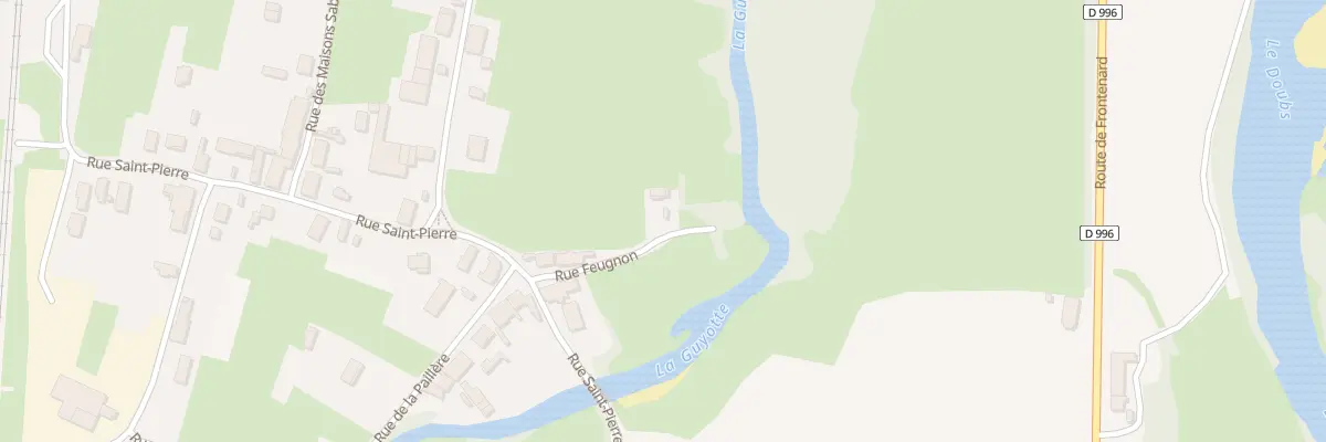 Plan du 6 Rue Feugnon à Navilly