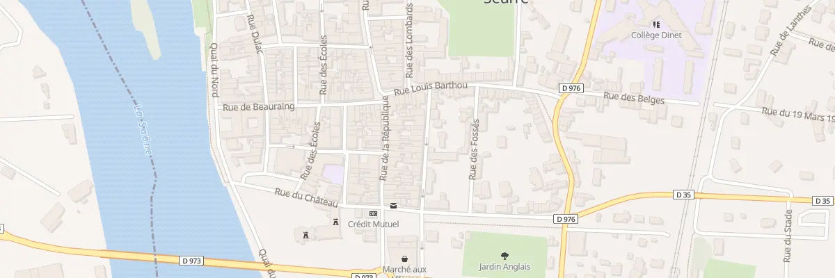 Plan du 10 Rue des Remparts à Seurre