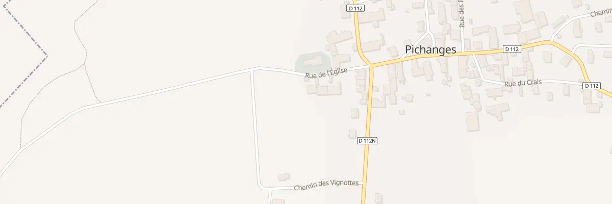 Plan du 7 Rue de l’Eglise à Pichanges