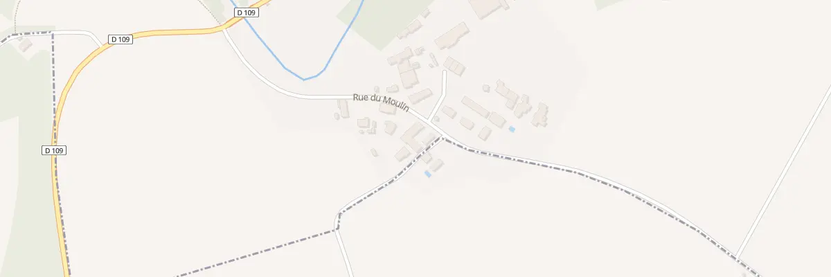 Plan du 10 Rue du Moulin à Fauverney