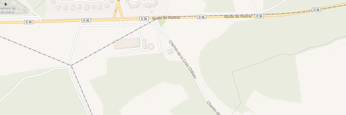 Plan du 1267 Chem de la Croix Chatain à Villefontaine