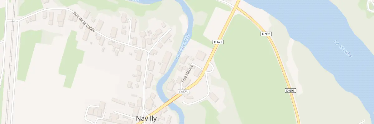 Plan du 3 Rue Neuve à Navilly