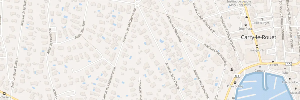 Plan du 25 Av de la Plaine à Carry-le-Rouet