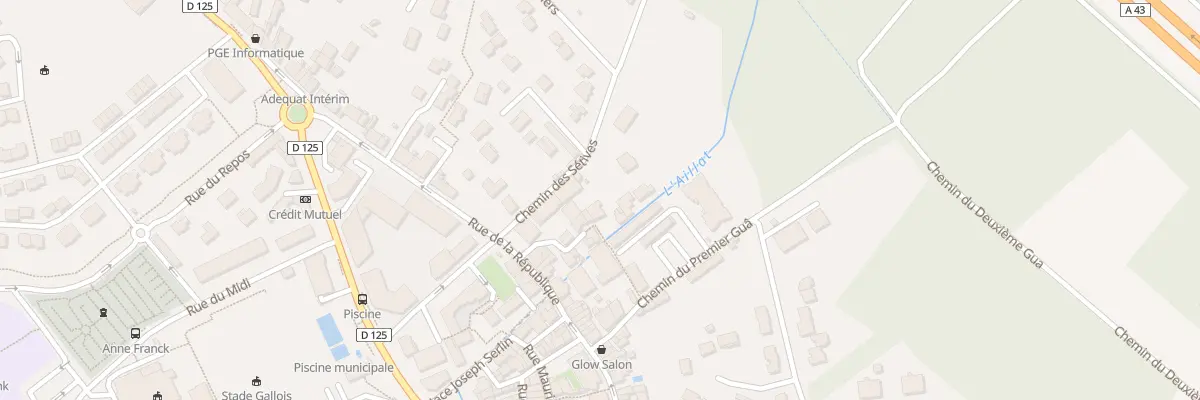 Plan du 77 Rue du Batou à La Verpillière