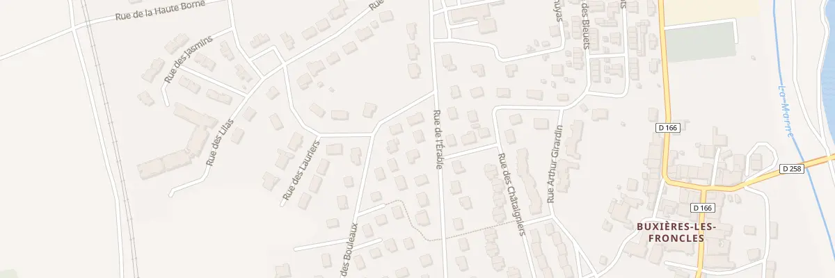 Plan du 8 Rue de l’Érable à Froncles