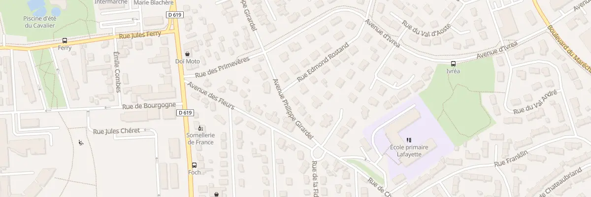 Plan du 37 Av Philippe Girardel à Chaumont