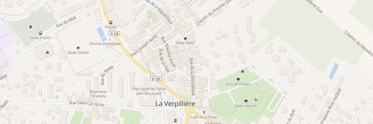 Plan du 99 Rue de la République à La Verpillière