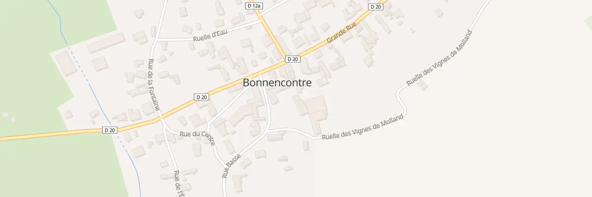Plan du 1 En Molland à Bonnencontre