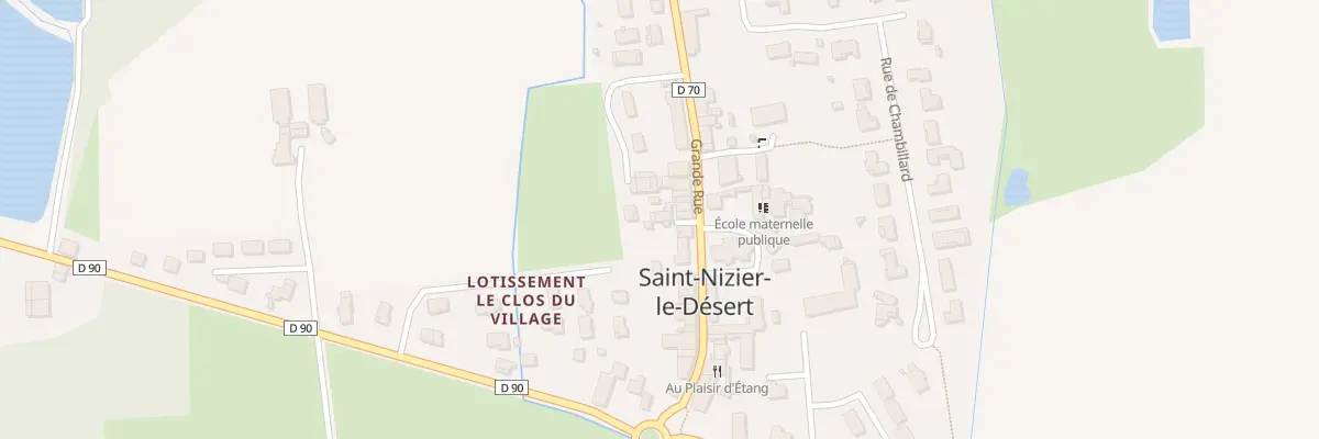 Plan du 5279 Le Village à Saint-Nizier-le-Désert