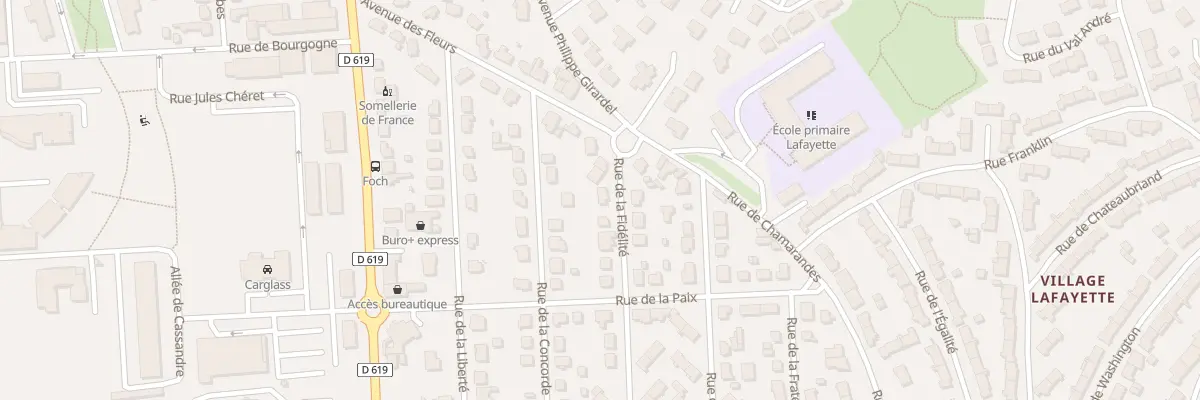 Plan du 6 Rue de la Fidélité à Chaumont