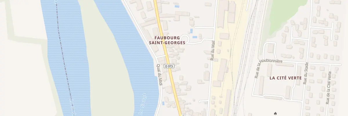 Plan du 53 Gde Rue du Fbg St Georges à Seurre