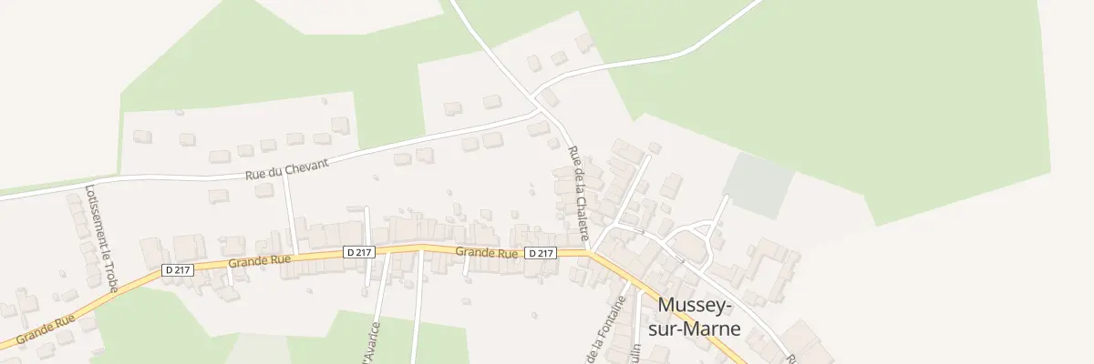 Plan du 7 Rue de la Chaletre à Mussey-sur-Marne