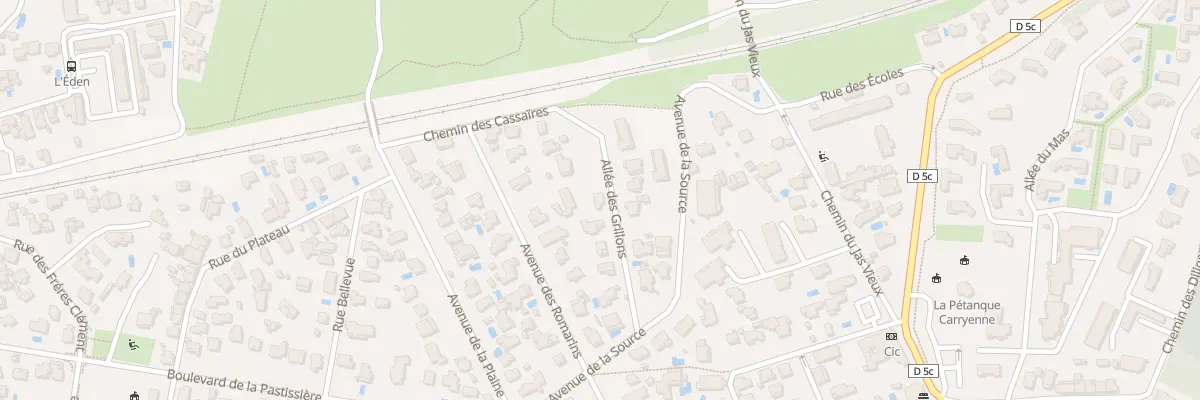 Plan du 11 All des Grillons à Carry-le-Rouet
