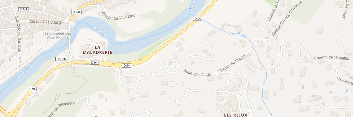 Plan du 25 Rte des Rieux à Nyons