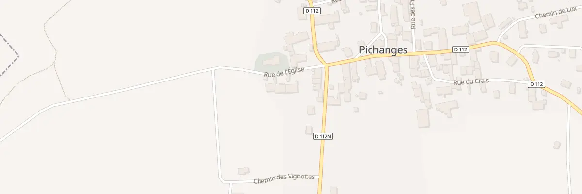 Plan du 3 Rue de l’Eglise à Pichanges