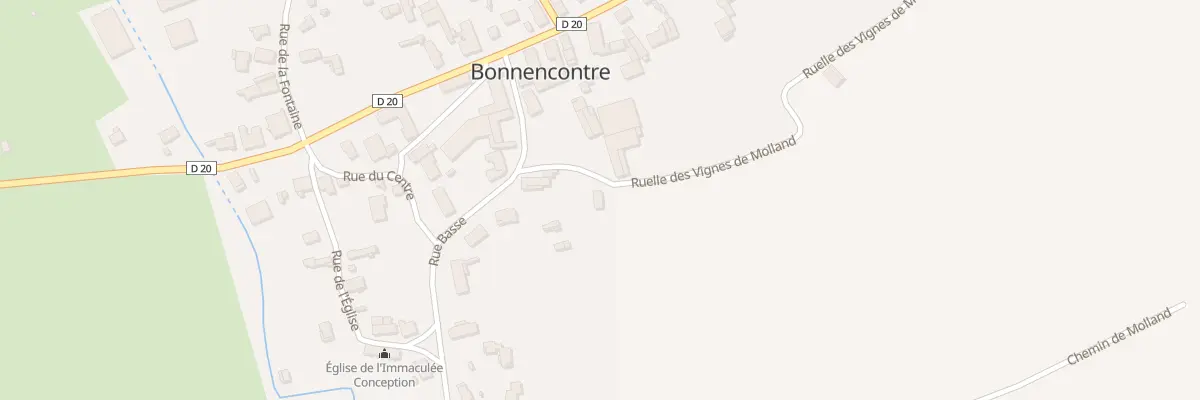Plan du 6 Rle des Vignes de Molland à Bonnencontre