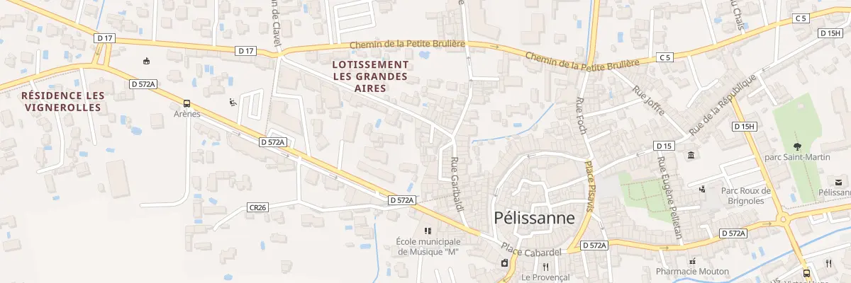 Plan du 7 Vieux Chemin de Salon à Pélissanne