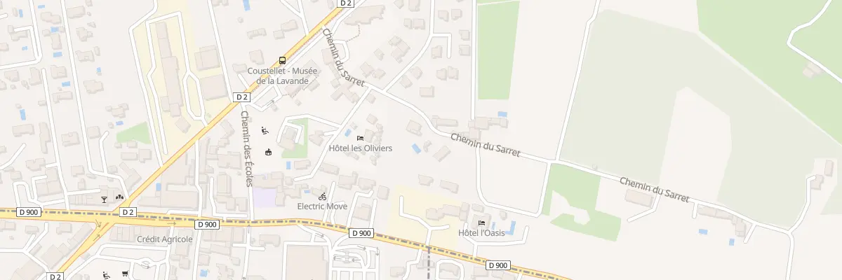 Plan du 5734 Le Serret à Cabrières-d’Avignon