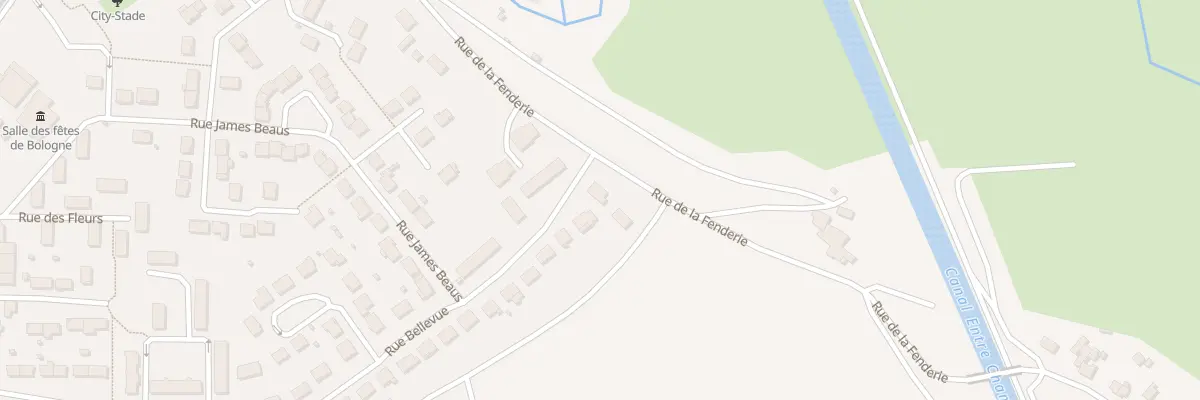 Plan du 1 Rue Bellevue à Bologne