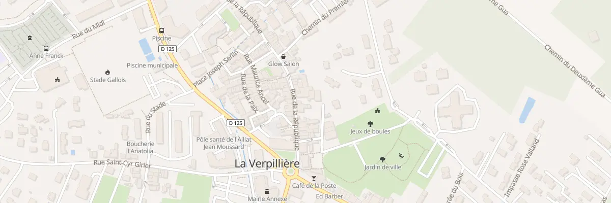 Plan du 82 Rue de la République à La Verpillière