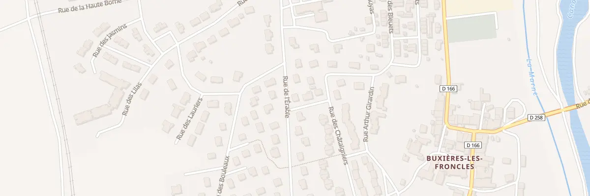 Plan du 7 Rue de l’Érable à Froncles