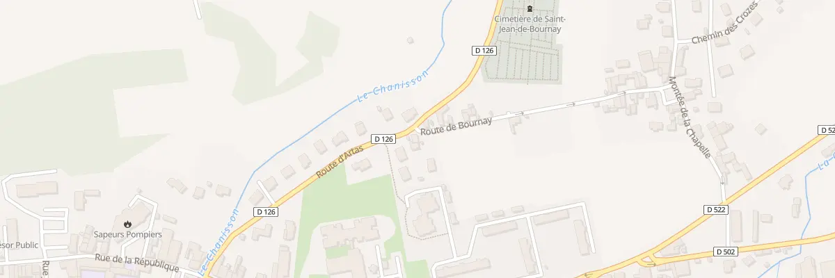 Plan du 8 Rte de Bournay à Saint-Jean-de-Bournay