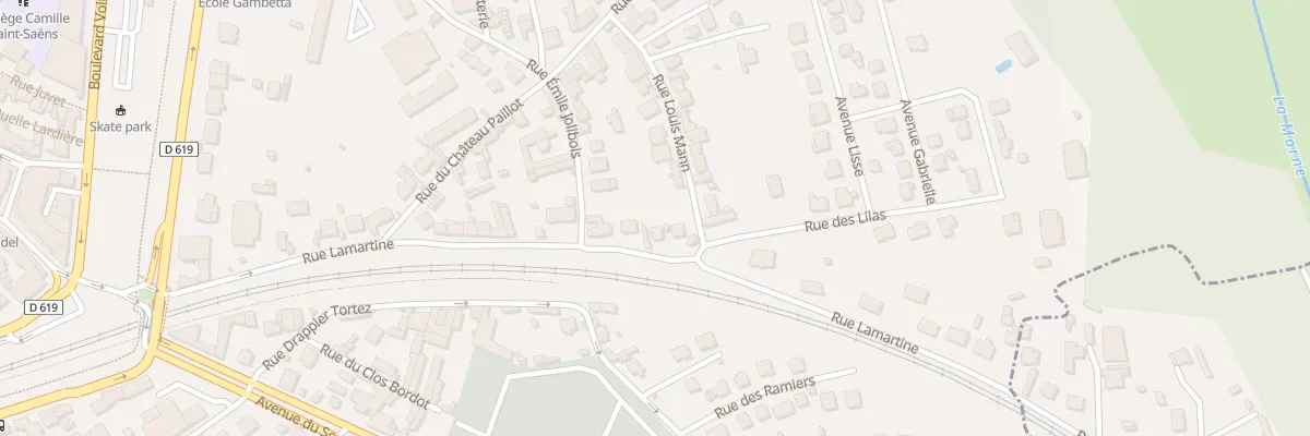 Plan du 37 Rue Lamartine à Chaumont