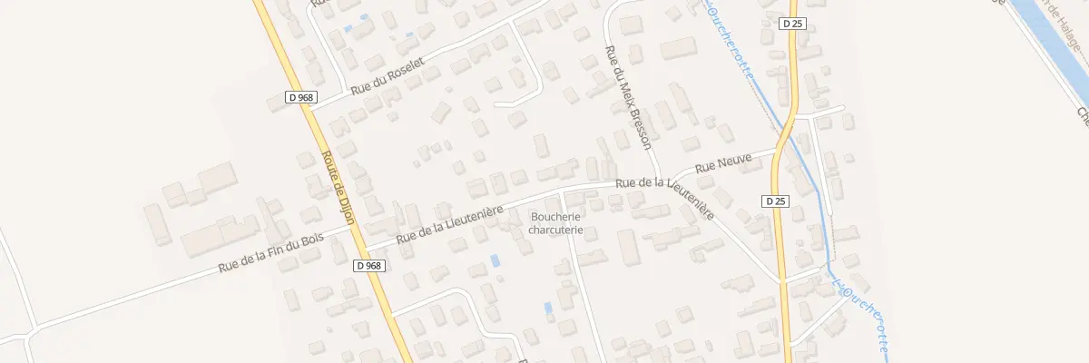 Plan du 16C Rue de la Lieutenière à Longecourt-en-Plaine