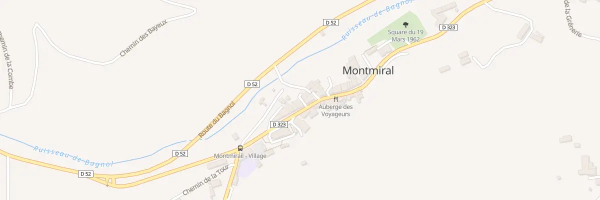 Plan du 135 Rue des Deux Clochers à Montmiral