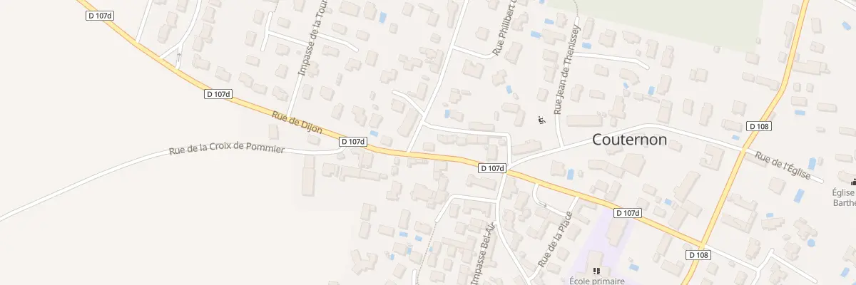 Plan du 14 Rue de Dijon à Couternon