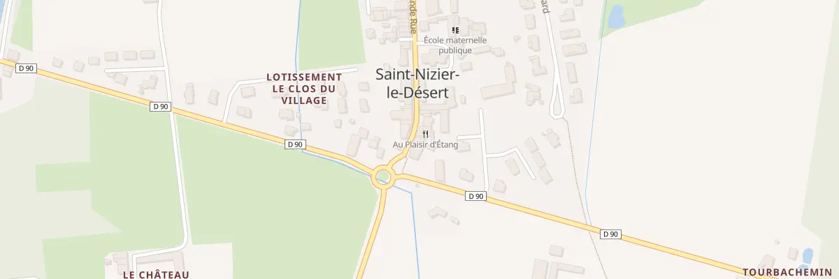 Plan du 5005 Le Village à Saint-Nizier-le-Désert