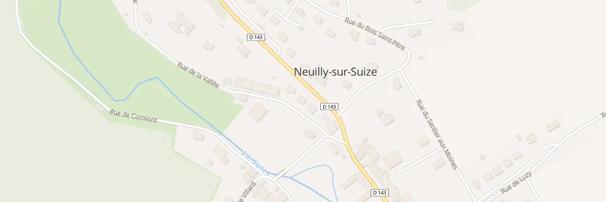 Plan du 6 Rue de la Vallee à Neuilly-sur-Suize