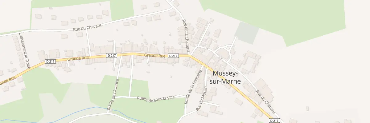 Plan du 27 Gr Grande Rue à Mussey-sur-Marne
