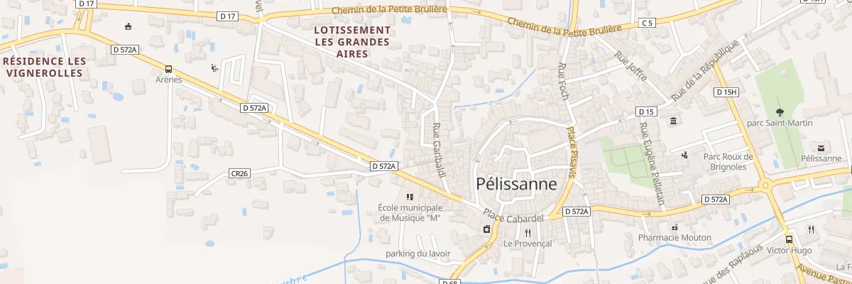 Plan du 13T Rue Garibaldi à Pélissanne