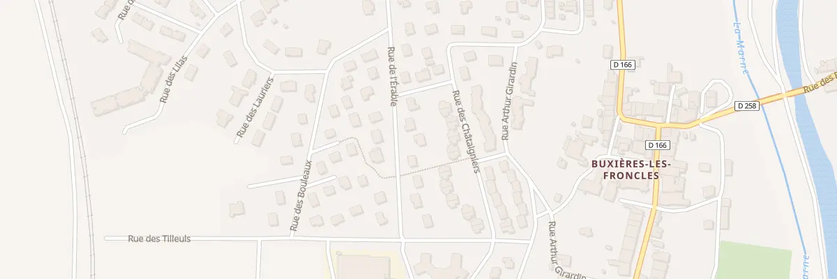 Plan du 13 Rue de l’Érable à Froncles