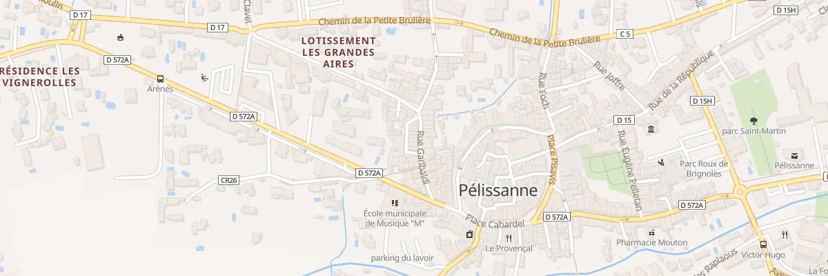 Plan du 17 Rue Garibaldi à Pélissanne