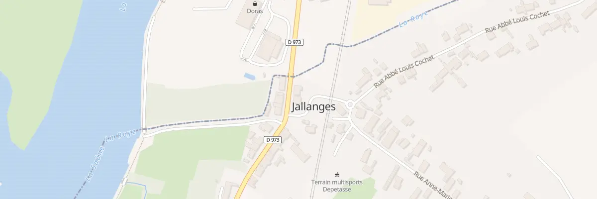 Plan du 3 Av de Saint Georges à Jallanges