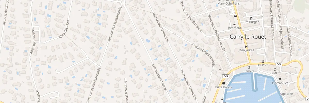 Plan du 30 Av de la Plaine à Carry-le-Rouet