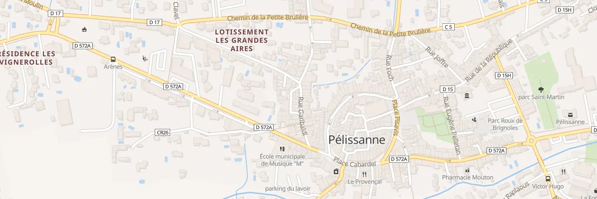Plan du 19 Rue Garibaldi à Pélissanne