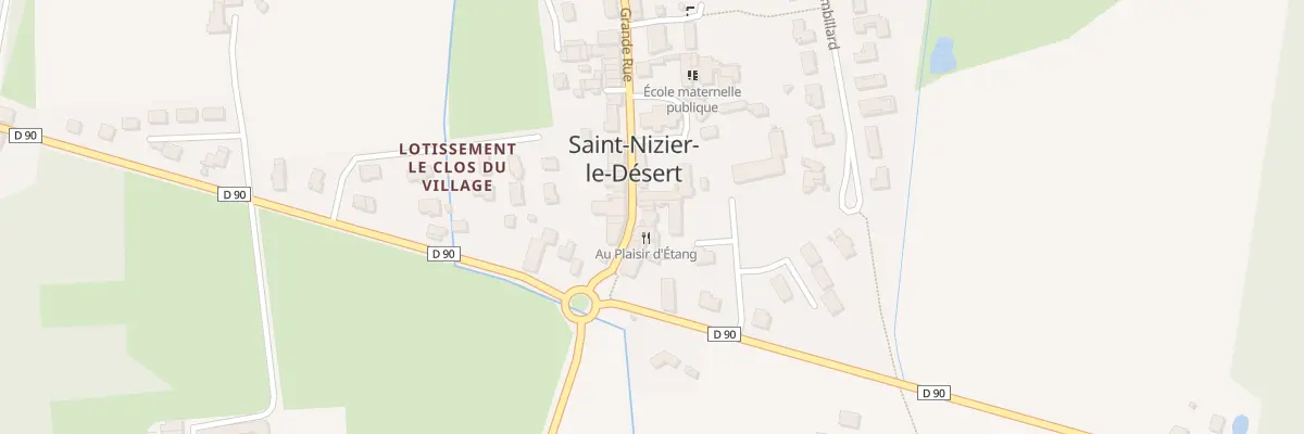 Plan du 5007 Le Village à Saint-Nizier-le-Désert