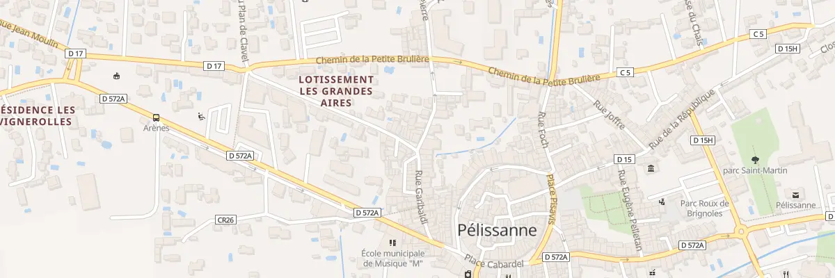 Plan du 1B Rue Louis Blanc à Pélissanne