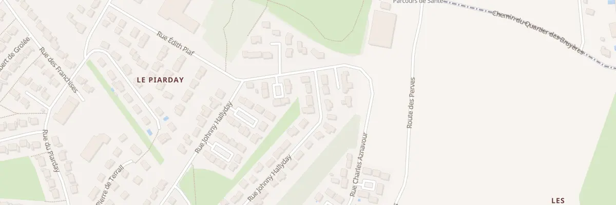 Plan du 89 Rue Johnny Hallyday à Charvieu-Chavagneux