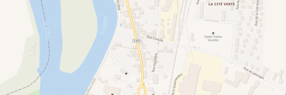 Plan du 89 Gde Rue du Fbg St Georges à Seurre