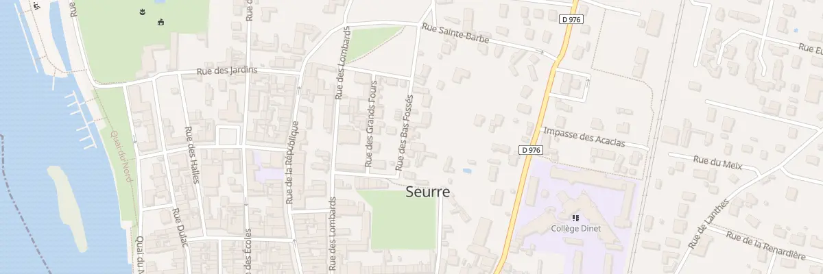 Plan du 11 Rue des Bas Fossés à Seurre