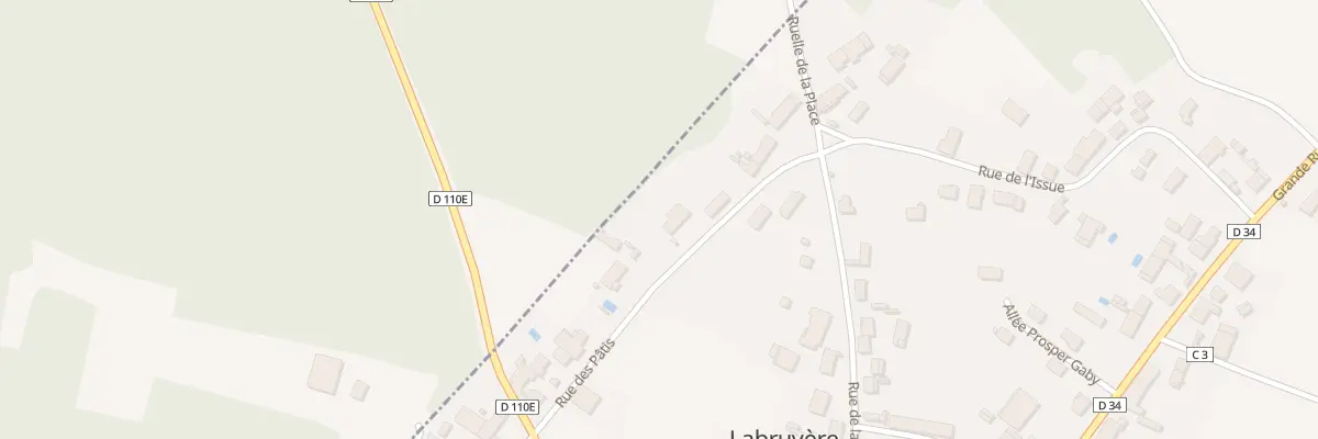 Plan du 8 Rue des Patis à Labruyère