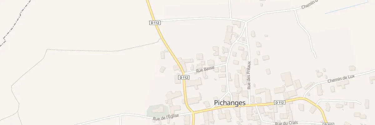 Plan du 10 Rue Basse à Pichanges